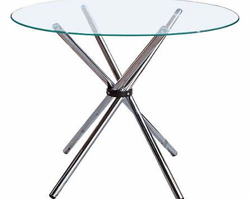 This modern table is perfect for smaller dining areas and would look great when teamed with our colourful Bentwood dining chairs.Dining Table Features: Dimensions: 75H x 90 cm diameter