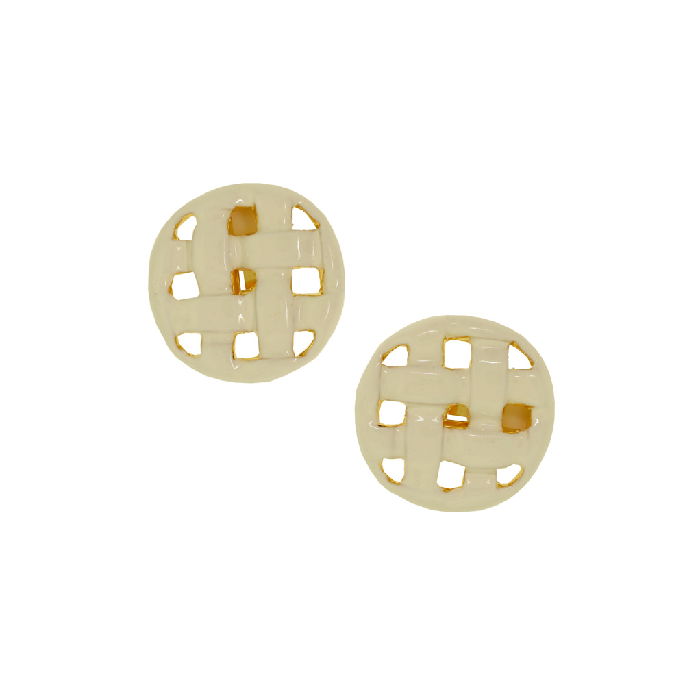 Unbranded Circular Lattice Clips - White