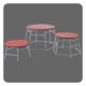 Multipurpose and multidirectional movement table which offer unlimited options for linking and