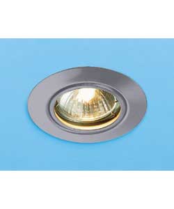 Circular Tilt Downlight - Polished Chrome Finish