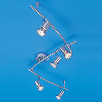 Cirrus 5 Light N Flexi Spotlight Polished Chrome Finish