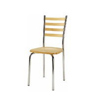 Citie Dinette Natural Beech and Chrome Chair