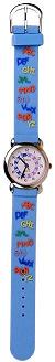 Childrens Watches - Citron Kids Quarts Watch - Blue Alphabet Strap