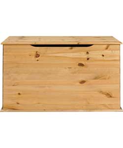 Unbranded Clarence Blanket Box - Antique Waxed Pine