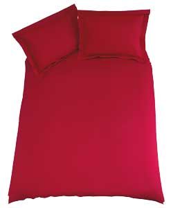 Unbranded Claret Egyptian Cotton Duvet Cover - Double