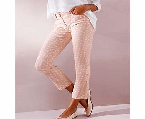 Unbranded Class International fx Cropped Polka-Dot Trousers