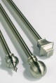 28mm extendable pole with a choice of 3 finials. Hold-backs available separately (order RU724)