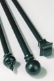28mm extendable pole with a choice of 3 finials. Hold-backs available separately (order RU170)