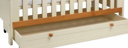 Unbranded Classic Two-Tone Undercot Drawer - White