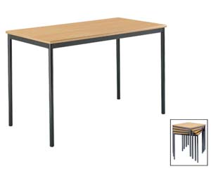 Unbranded Classroom rectangular welded tables