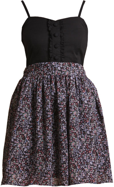 Unbranded Claudia floral chiffon bodice dress