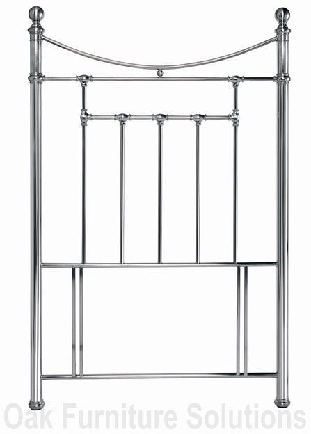 Unbranded Claudia Nickel Headboard - 90cm - Single