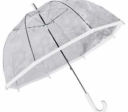 Clear Dome White Umbrella