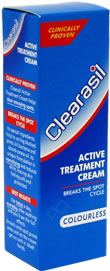 Clearasil Active Treatment Cream - Colourless - 20g Health and Beauty