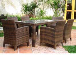 Unbranded Cleo Rectangular Dining Table 184cm - Cappuccino