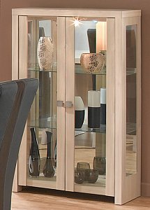 Clifton Display Cabinet - Glazed 2 Door