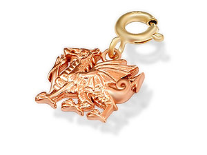 Unbranded Clogau 9ct Gold Welsh Dragon Charm 074407