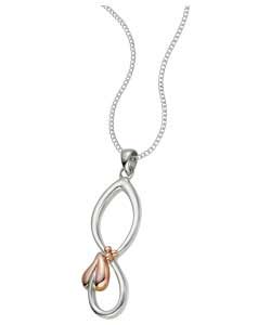 Clogau Sterling Silver and 9ct Rose Gold Pendant