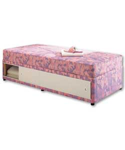 Cloud Nine 3ft Pink Camouflage Divan - Non Storage