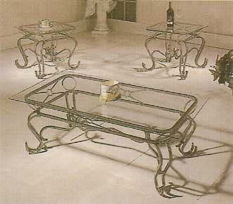 Clyde Glass Top Coffee Table Set