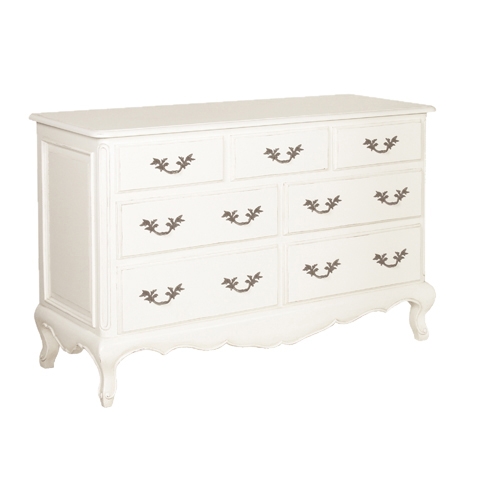 Unbranded Coach House Chateau Painted French 7 Drawer Chest