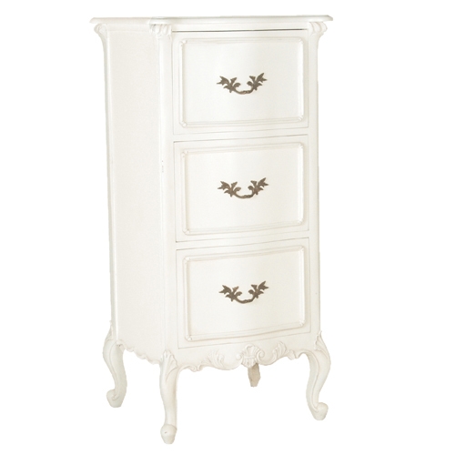 Unbranded Coach House Chateau Painted Narrow 3 Drawer Chest