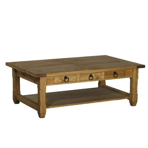 Unbranded Coach House Country Ash 3 Drawer Coffee Table