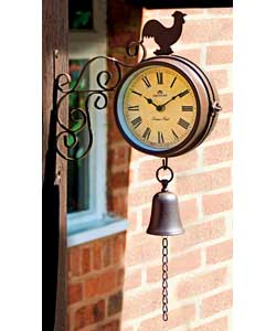 Unbranded Cockerel Clock with Thermometer