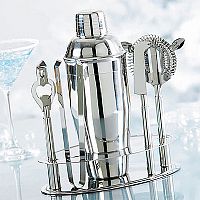 Cocktail Set in Stand