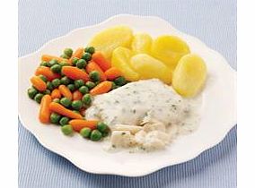 Unbranded Cod in Parsley Sauce