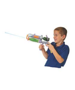 Shoots Heckuv Alotta Very Electric Razors and Multiple Armaments. Awesome 3-in-1 fun, shoots foam