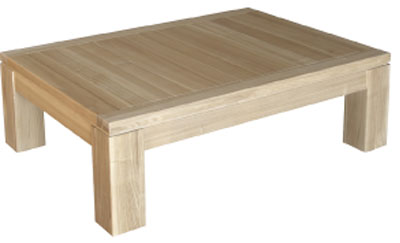 Unbranded COFFEE TABLE PLAIN SMALL OILED HARDWOOD WOODSTOCK