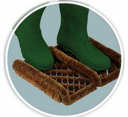 Coir Brush Bootscraper Mat - 35cm x 30cm