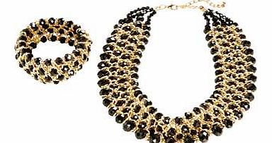 Unbranded Collar Beaded Necklace Set