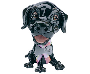 Unbranded Collectable Ceramic Dogs - Black Labrador