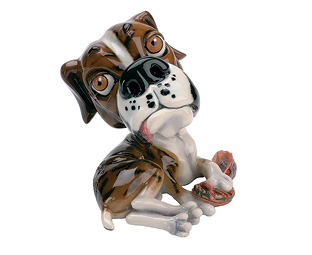 Unbranded Collectable Ceramic Dogs - Boxer Brindle