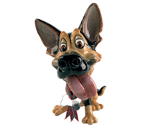 Unbranded Collectable Ceramic Dogs - German Shepherd