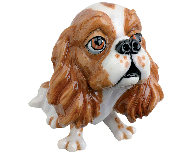 Unbranded Collectable Ceramic Dogs - King Charles Spaniel