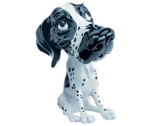 Unbranded Collectable Ceramic Dogs - Pointer - Black and