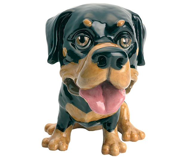 Unbranded Collectable Ceramic Dogs - Rottweiler