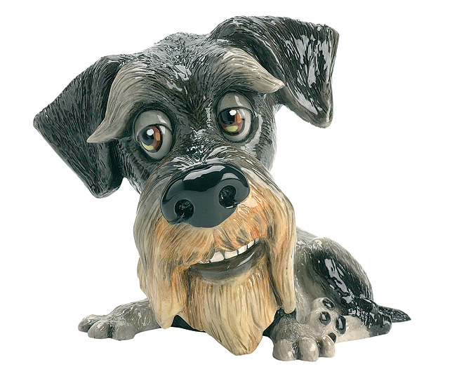 Unbranded Collectable Ceramic Dogs - Schnauzer