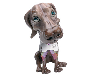 Unbranded Collectable Ceramic Dogs - Weimaraner