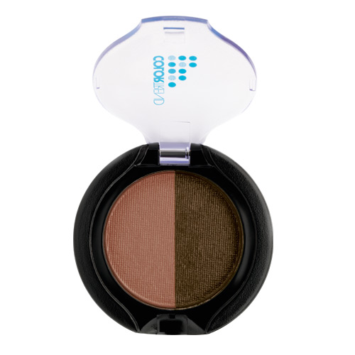 Unbranded color trend eye contact eyeshadow duo in Earth