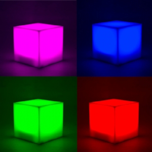 Unbranded Colour Changing LED Mood Cube