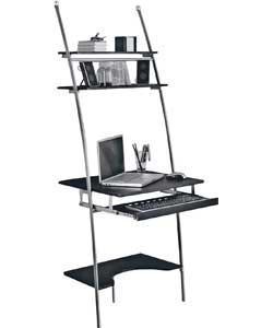 Unbranded Coloured Curvy Wall Mounted Computer Desk