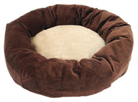 Pet Accessories - Comfurt 40 Winks Corduroy Donut Dog Bed 24in