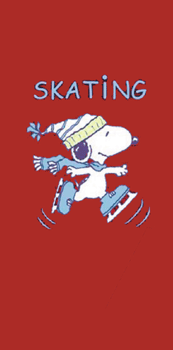 Comic Snoopy-Skate Socks