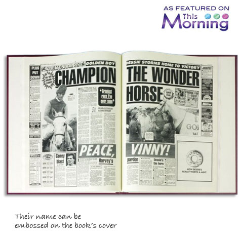 Unbranded Commemorative Book and#8211; Horse Racing Edition - Personalised for you!