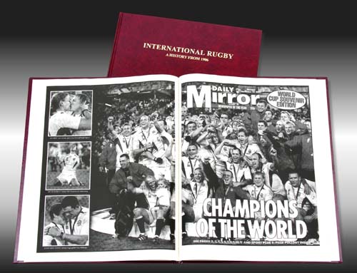 Unbranded Commemorative Book and#8211; Rugby - Personalised for you! Updated with 2007 RWC
