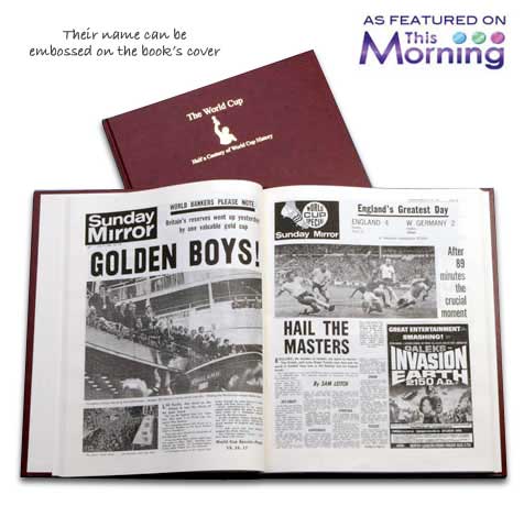 Unbranded Commemorative Book and#8211; World Cup Football Edition - Personalised for you!